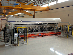 The very first ‘next generation’ Atlas CW1040 primary film slitter installed at Tri-Pack Films, Pakistan