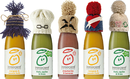 Innocent Drinks social media branding packaging twitter