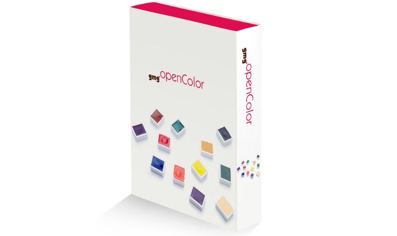 opencolor box on white background